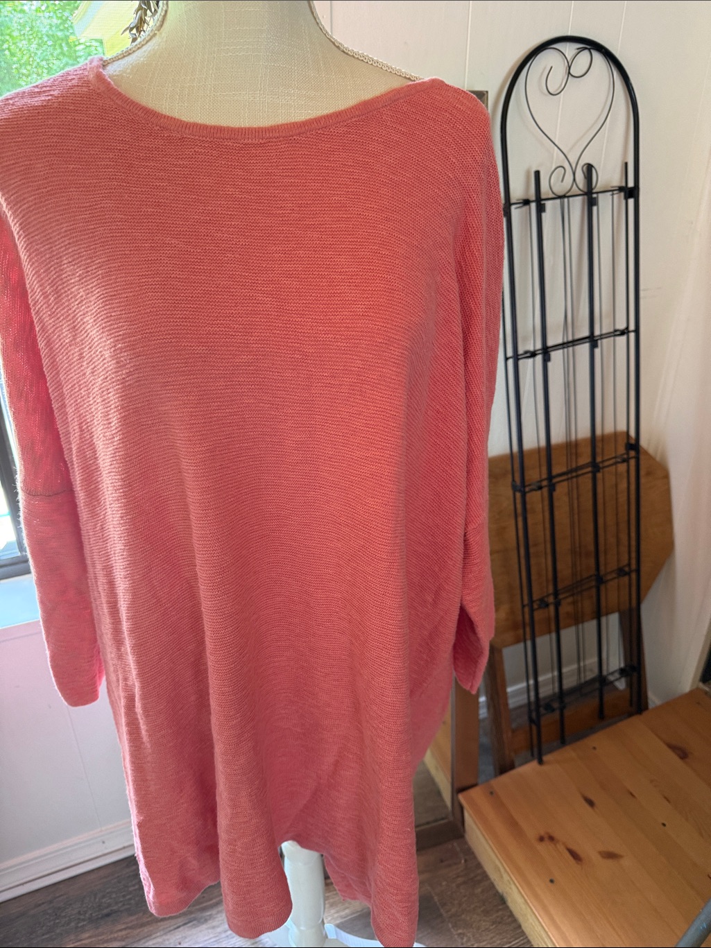 J. Jill Coral Reef Lightweight Knit Tunic